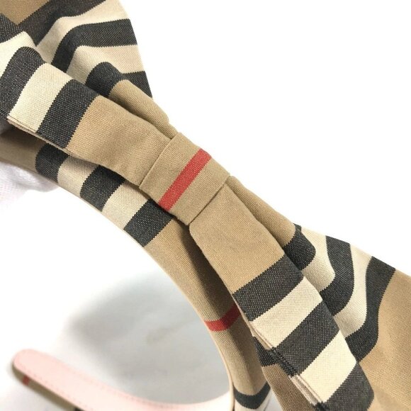 BURBERRY Check ribbon hair accessories hair band headband Unused - Picture 11 of 12